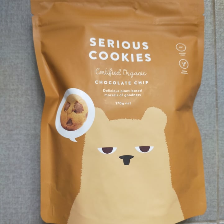photo of Serious Cookies Organic Chocolate Chip shared by @mummyherbivore on  22 Jul 2022 - review
