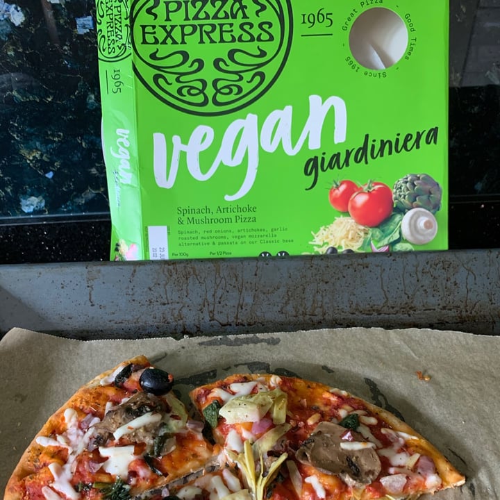 review photo of PizzaExpress Vegan Giardiniera Pizza shared by @dbuvana on 05 Jul 2020 - review
