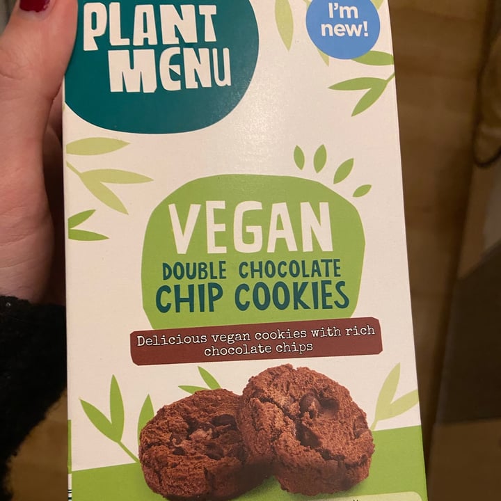 photo of Plant Menu Double chocolate chip cookies shared by @elizabethmullaney on  18 Feb 2021 - review