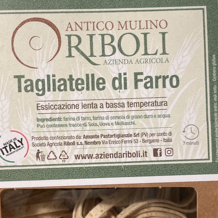 photo of Antico Mulino Riboli Tagliatelle Di Farro shared by @robyinthekitchen on  12 Mar 2022 - review