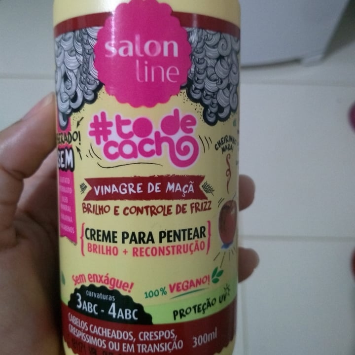 review photo of Salon line Creme de pentear vinagre de maçã shared by @marasnt on 19 Apr 2022 - review