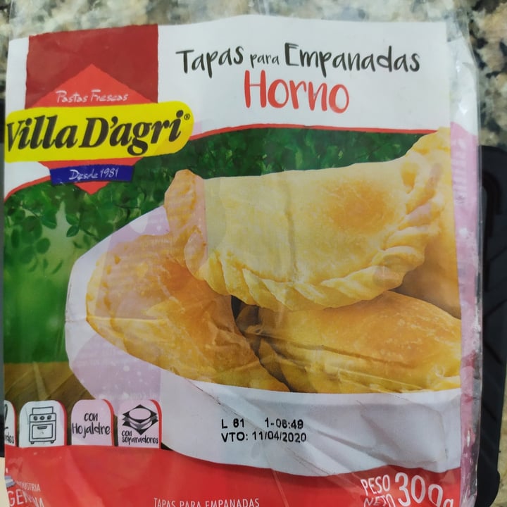 photo of Villa D'Agri Tapas para Empanadas shared by @cocinaconkat on  25 Jun 2020 - review