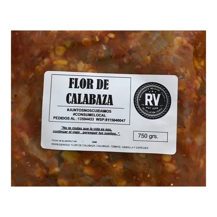 photo of Revolucion Verde Flor De Calabaza shared by @kpaolamg on  08 May 2020 - review