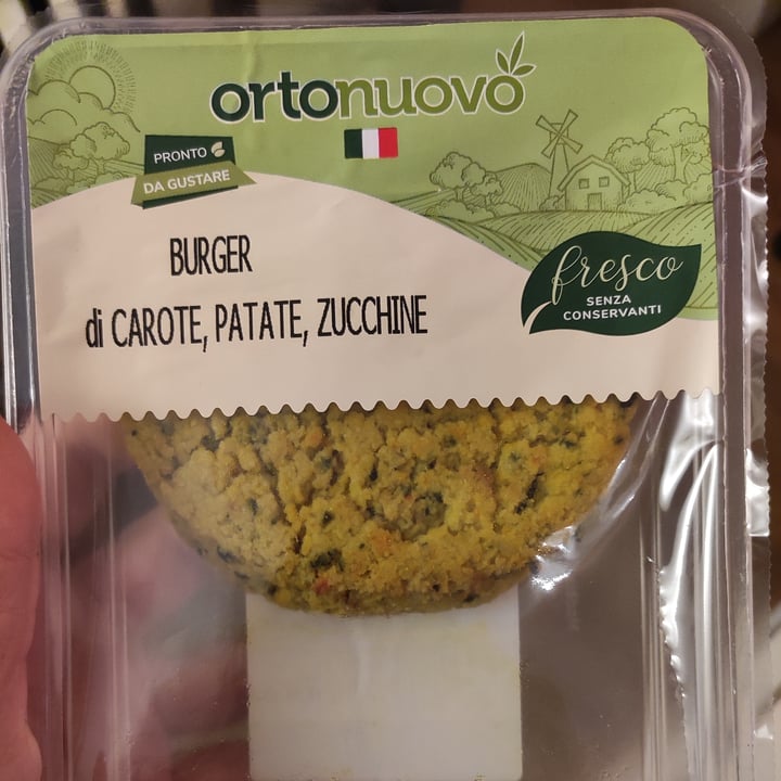 photo of Ortonuovo Burger di carote, patate e zucchine shared by @lisaveg81 on  20 Apr 2022 - review
