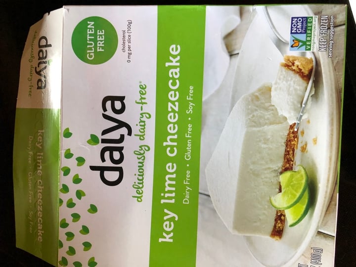 photo of Daiya Key Lime Cheezecake shared by @planetearth on  29 Nov 2019 - review