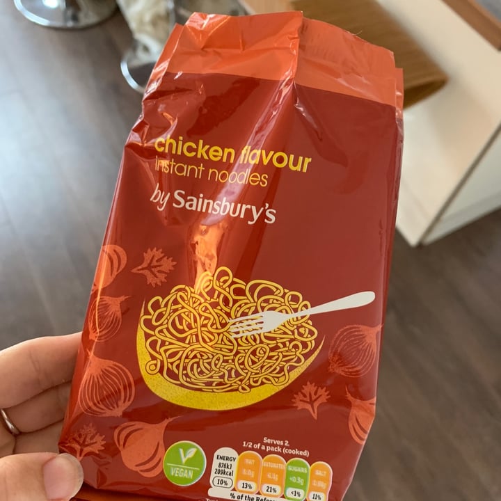photo of Sainsbury's chicken flavour noodles shared by @brookemarshall20 on  19 Jun 2021 - review