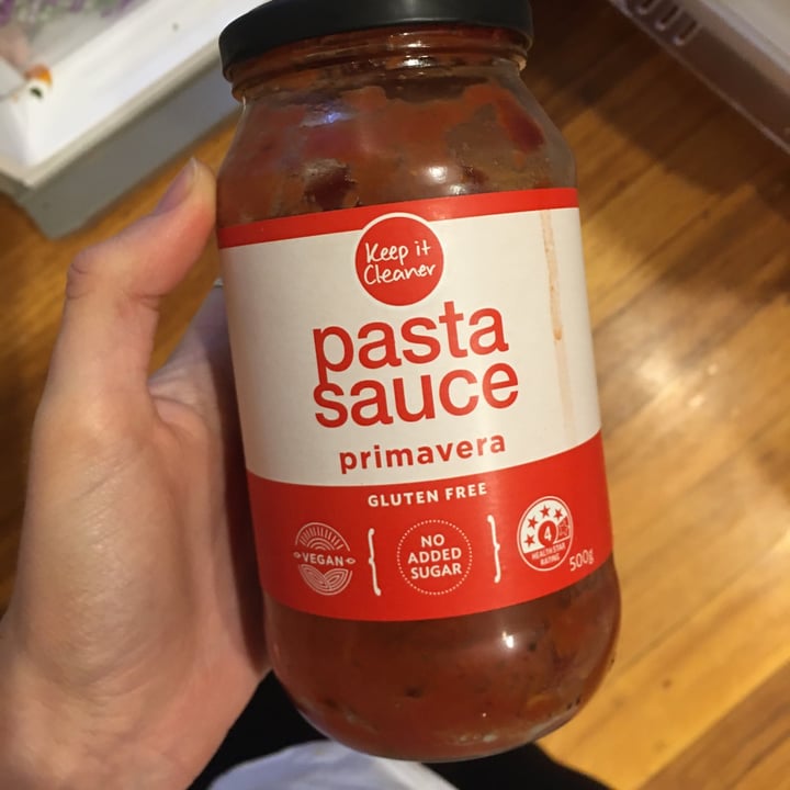 photo of Keep It Cleaner Pasta Sauce Primavera shared by @essceess on  21 May 2020 - review
