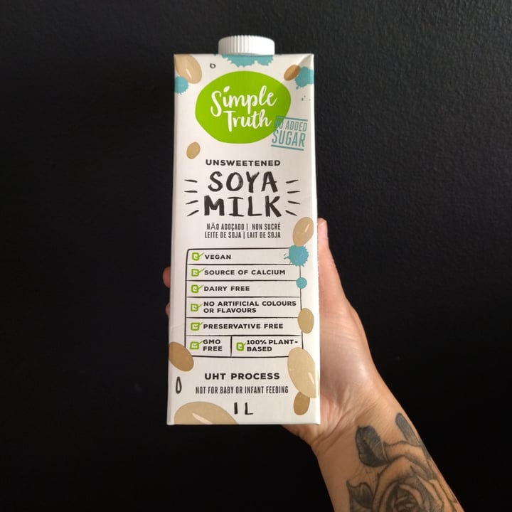 photo of Simple Truth Soya milk shared by @leighdawson on  16 Jun 2021 - review