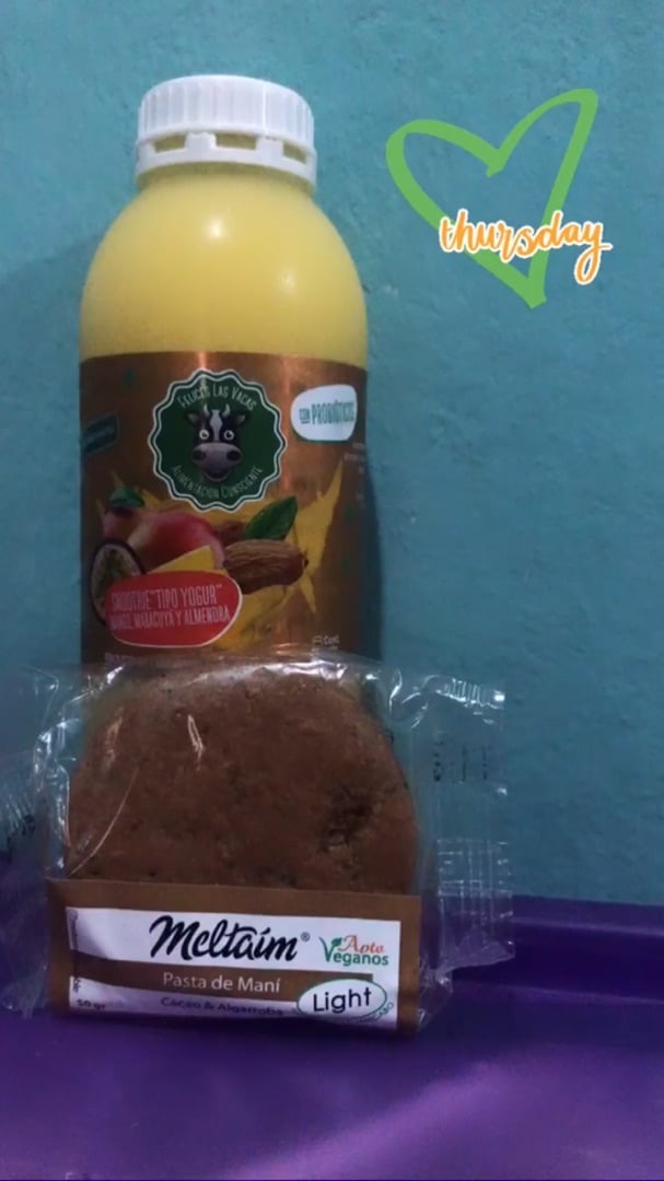 review photo of Felices Las Vacas Smoothie Mango, Maracuya y Almendras shared by @elibracamonte on 23 Nov 2019 - review