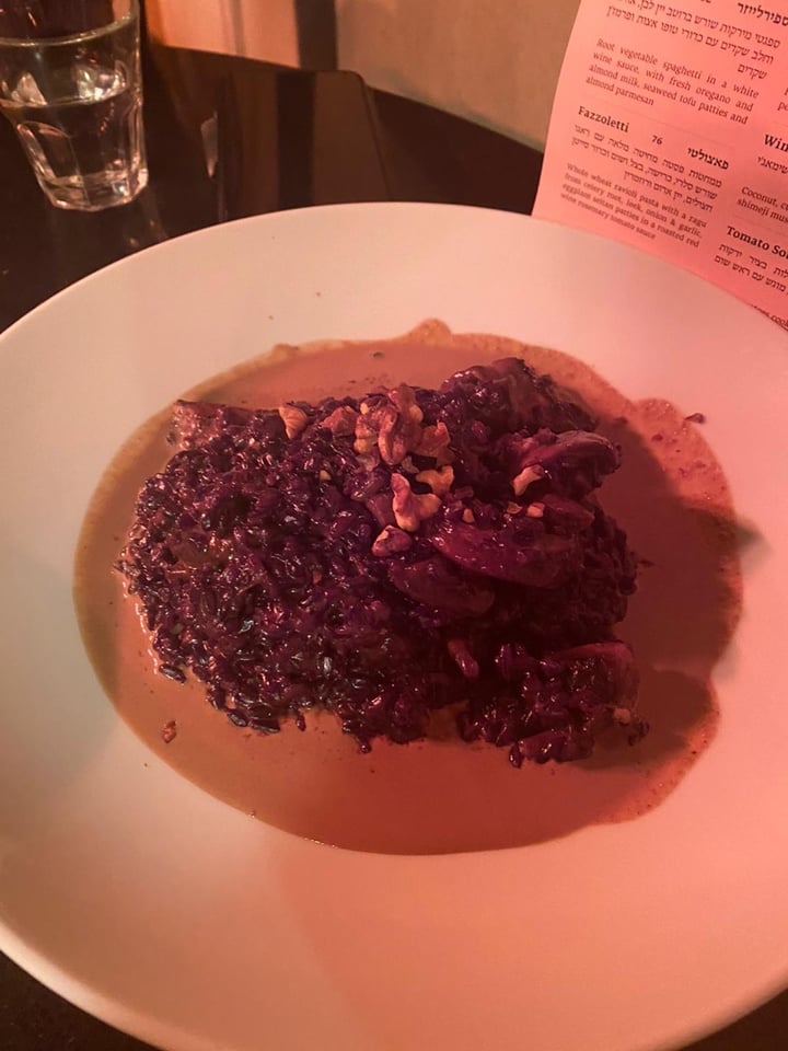 review photo of Meshek Barzilay Mushroom Black Rezoto shared by @vegandaddy on 12 Jan 2020 - review