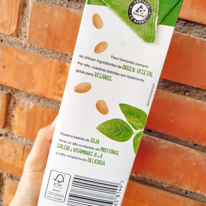 review photo of Vemondo Bebida de soja calcio shared by @veganhumanok on 27 Aug 2021 - review