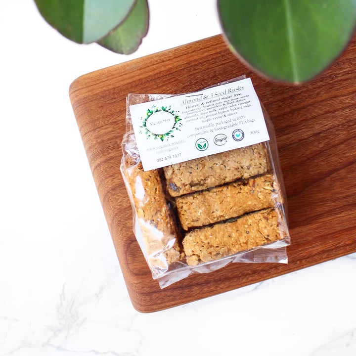photo of Veganix Almond & 3 Seed Rusks shared by @thegreenveganchick on  04 Dec 2020 - review