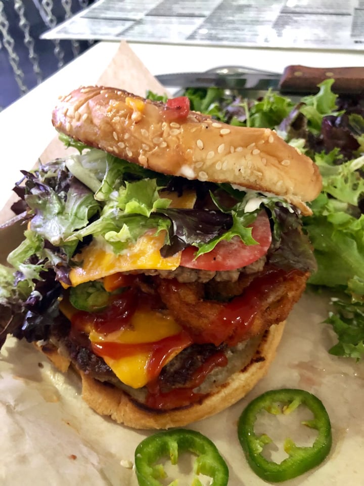 photo of The Modern Vegan Woppster Burger shared by @coolyrob on  05 Sep 2019 - review