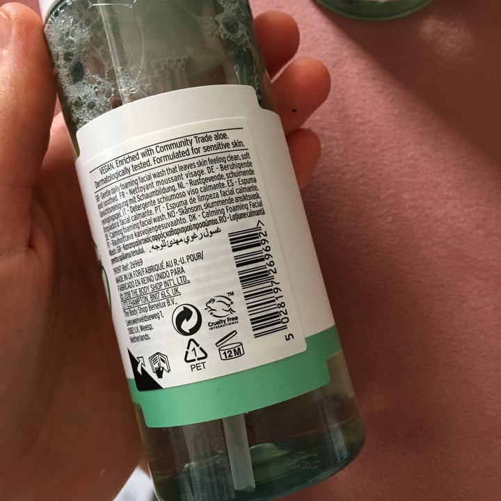 photo of The Body Shop Aloe foaming face wash shared by @medi on  18 Oct 2020 - review