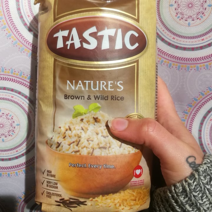 photo of Tastic Nature's Brown and wild rice shared by @junkfoodvegans on  24 Aug 2020 - review