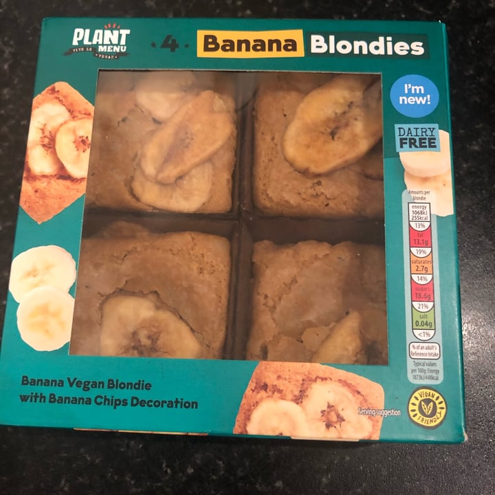 photo of Plant Menu 4 Banana Blondies shared by @olivejuice on  12 Jan 2022 - review