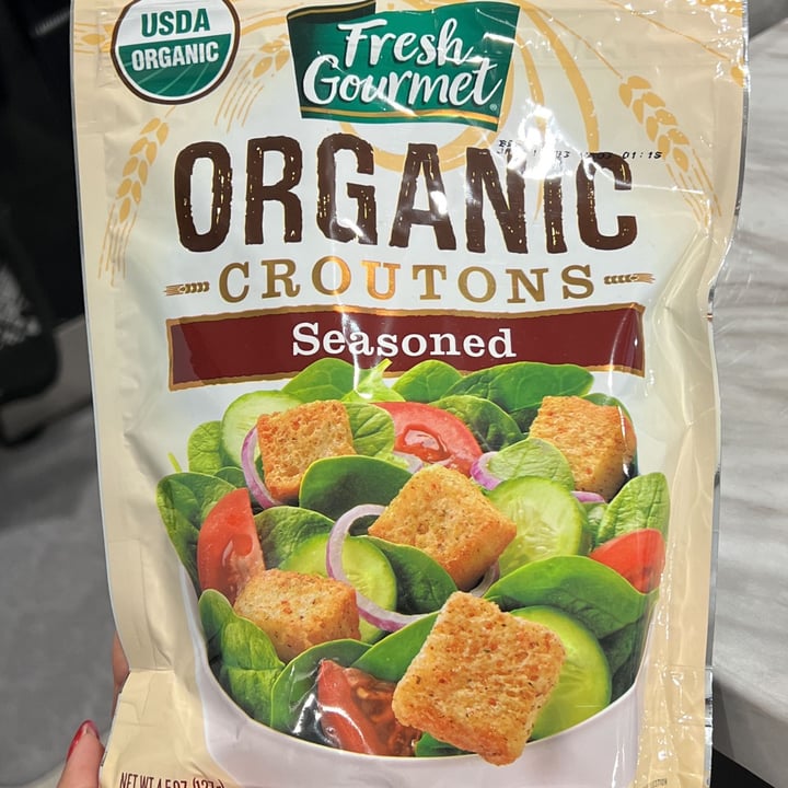 photo of Fresh Gourmet Organic croutons seasoned shared by @priyalicious on  02 May 2022 - review
