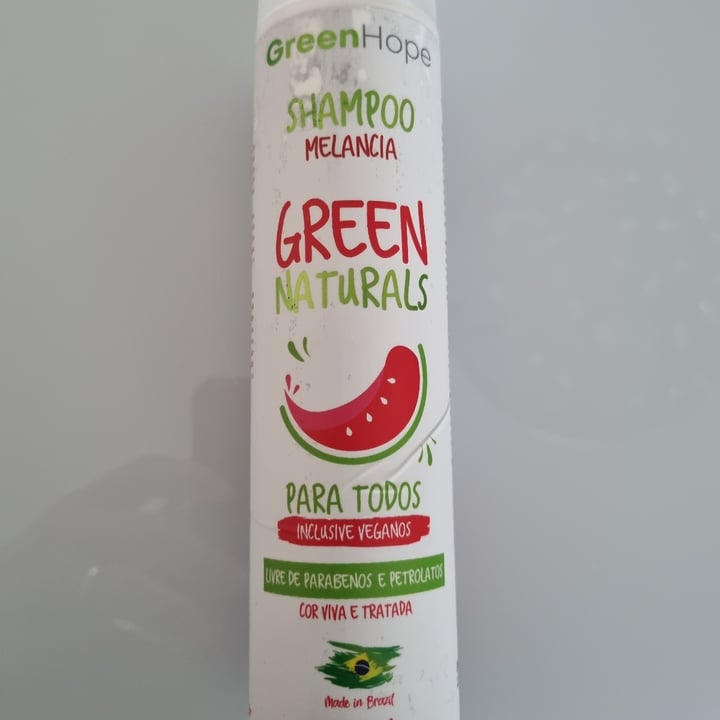 photo of Green Hope Shampoo melancia shared by @marcelovasc on  09 May 2022 - review