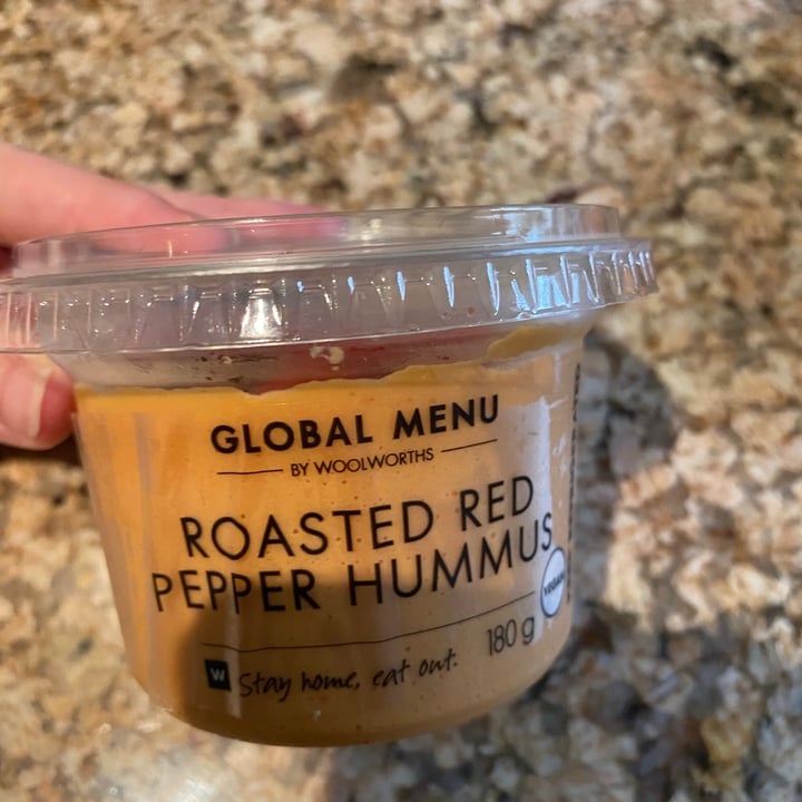 photo of Woolworths Food Roasted red pepper hummus shared by @sarbearcor on  07 Feb 2021 - review