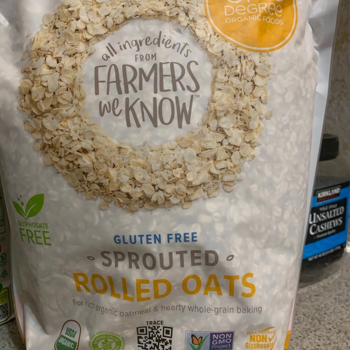 photo of One Degree Organic Foods Gluten free sprouted oats shared by @veronica11 on  06 Mar 2021 - review