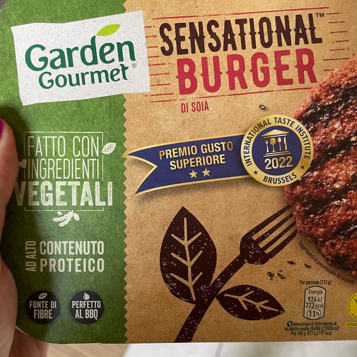 photo of Garden Gourmet Sensational Burger shared by @laveg82 on  04 Jul 2022 - review