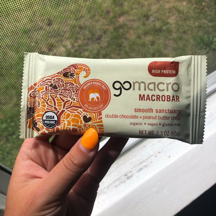 photo of GoMacro Protein Pleasure - Peanut Butter Chocolate Chip shared by @ashleyc33 on  08 Aug 2021 - review