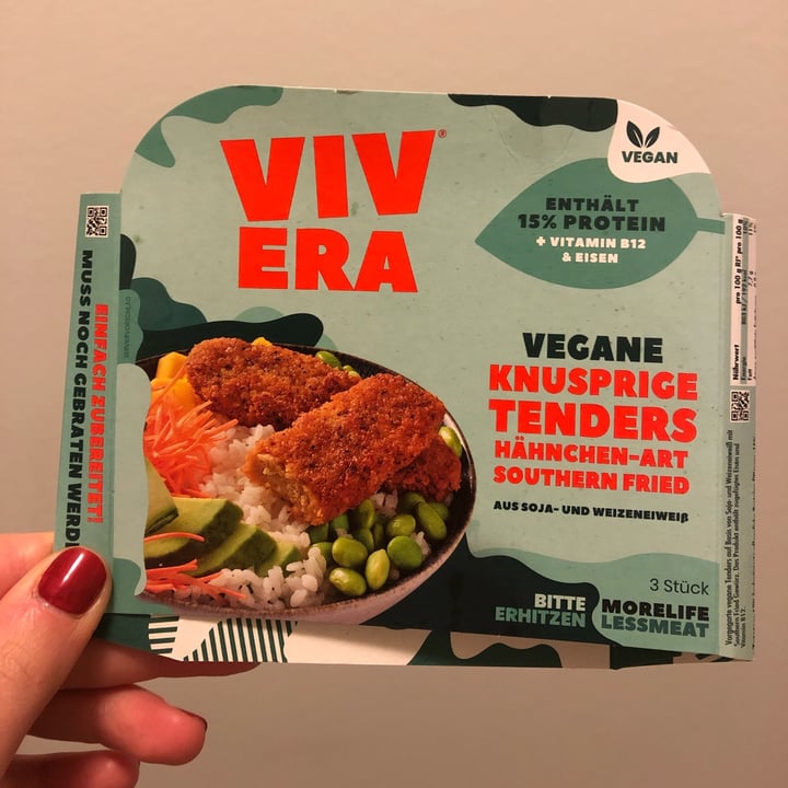 photo of Vivera vegane knusprige tenders shared by @franciiotto on  18 Oct 2022 - review