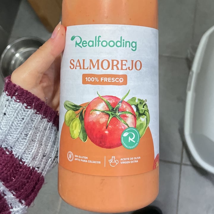 photo of Realfooding salmorejo 100% fresco shared by @veggiveg on  24 Oct 2022 - review