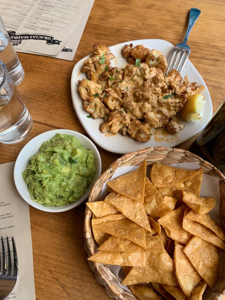 review photo of Gracias Madre Cauliflower appetizer shared by @veganadventurer on 15 Jul 2019 - review