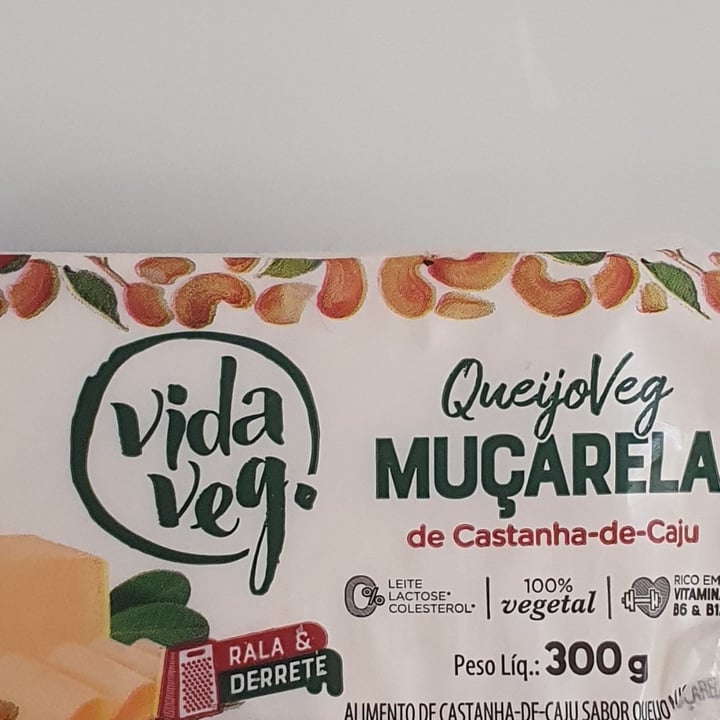 photo of Vida Veg QueijoVeg De Castanha De Caju Tipo Muçarela shared by @laufargetti on  09 May 2022 - review