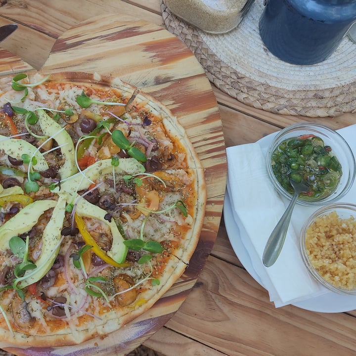 photo of Magoebaskloof Farmstall & Cafe Vegan Pizza shared by @anxietea on  08 Apr 2021 - review