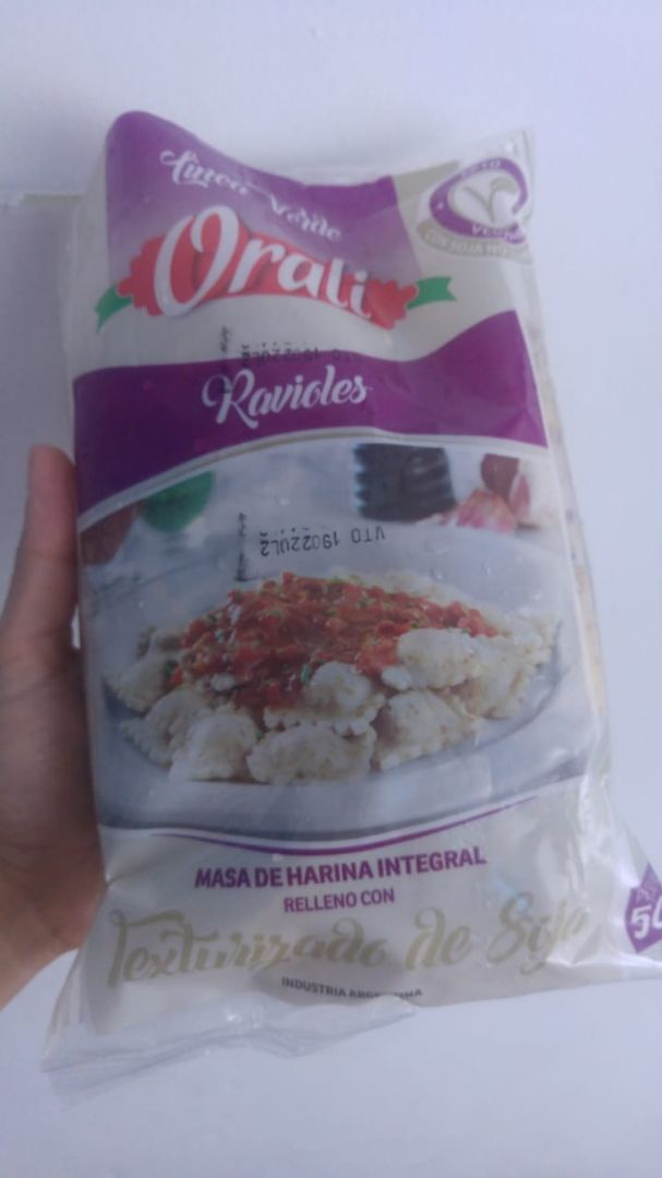 photo of Orali Ravioles de Texturizado De Soja shared by @maravazquez on  25 Jan 2020 - review
