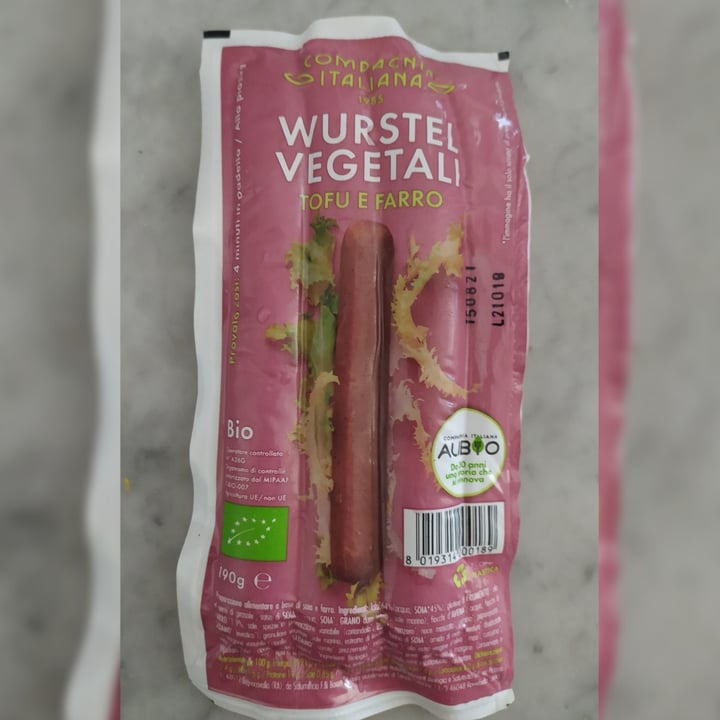 review photo of Compagnia Italiana Wurstel Tofu e Farro shared by @4urorab on 21 Jul 2021 - review
