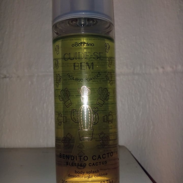 photo of O Boticário Body Splash Bendito Cacto shared by @margotmorais on  26 Apr 2022 - review