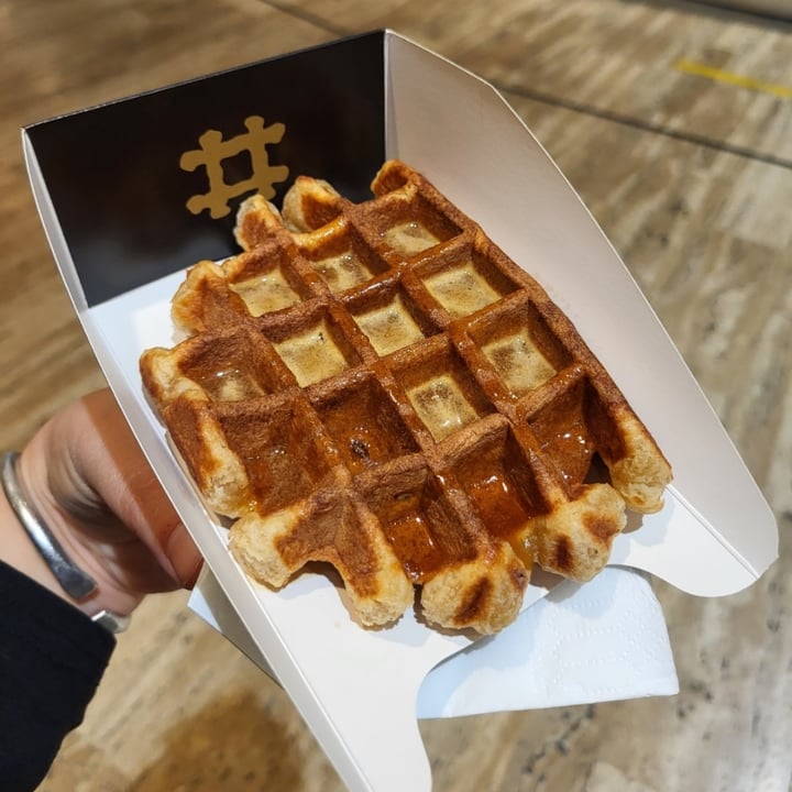 review photo of Veganwaf' Belgian Waffle salty Caramel shared by @ceciliagb on 24 Apr 2022 - review