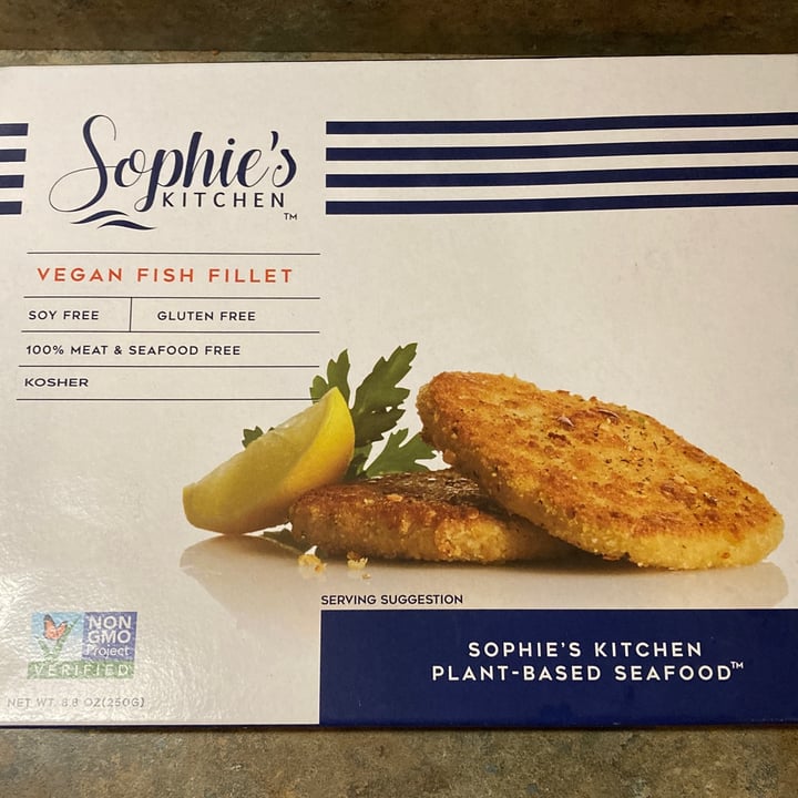 photo of Sophie's Kitchen Vegan Fish Fillets shared by @compassionatekisses on  13 Dec 2021 - review