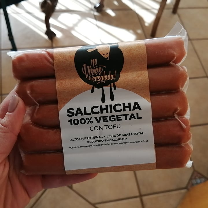 photo of No Vives de Ensalada! Salchicha 100% Vegetal con Tofu shared by @vale2cq on  20 Oct 2020 - review