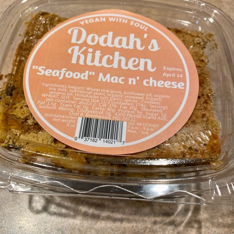 Dodah's Kitchen "Seafood" Mac N' Cheese Reviews | abillion