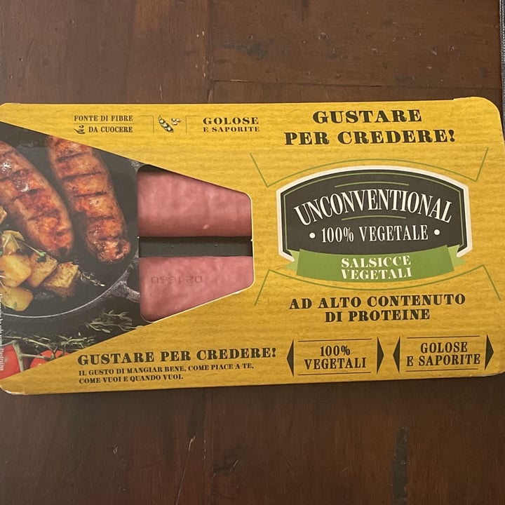 photo of Unconventional Salsicce Vegetali - Sausages shared by @minniedrinkstea on  07 Aug 2022 - review