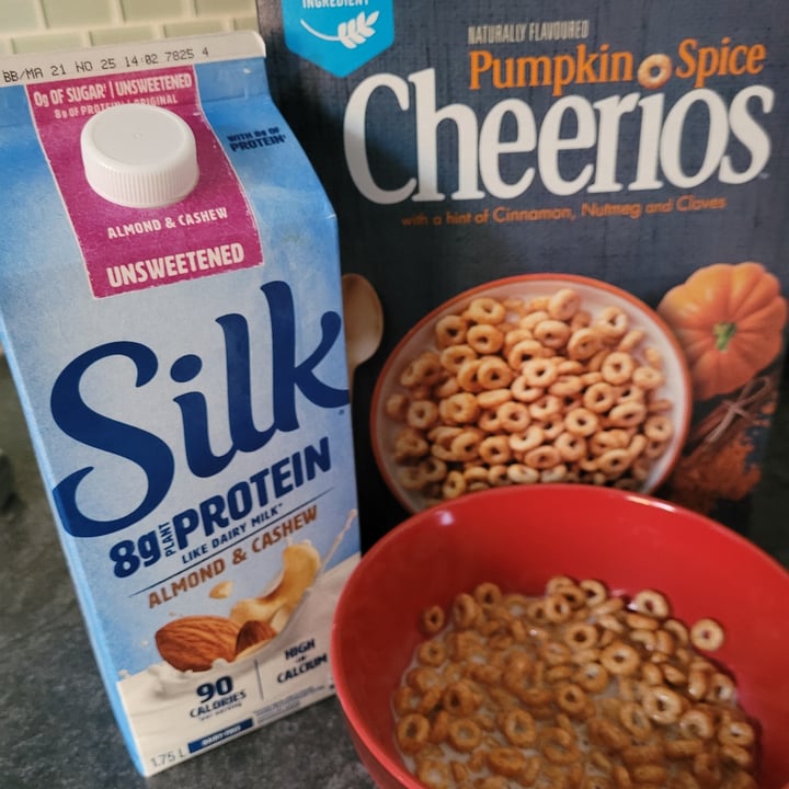 photo of Silk Almond & cashew milk shared by @veganonvanisle on  09 Nov 2021 - review