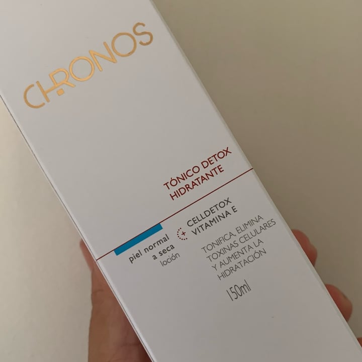 photo of Natura Chronos tonico detox hidratante shared by @smarinho on  19 Apr 2022 - review