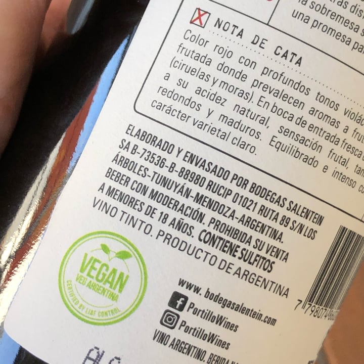 review photo of Portillo Malbec shared by @veries on 12 Jun 2022 - review