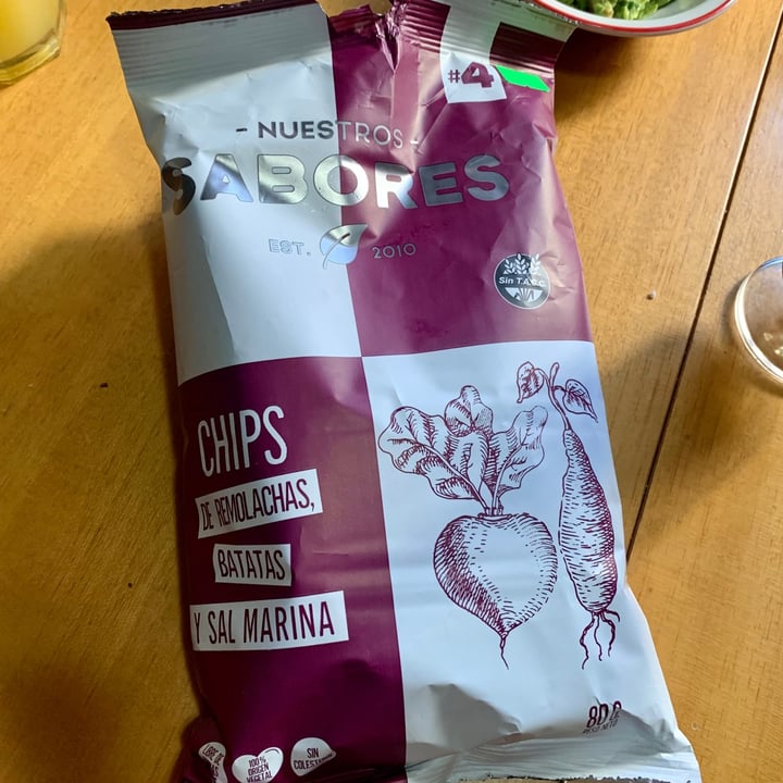 photo of Nuestros Sabores Chips de Remolacha, Batata y Sal Marina  shared by @mxxxxx on  29 May 2021 - review