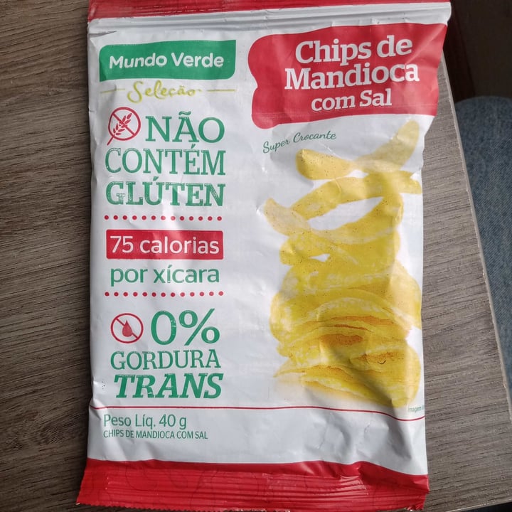 photo of Mundo verde Chips De Mandioca shared by @flaviamaggionii on  07 Jun 2022 - review