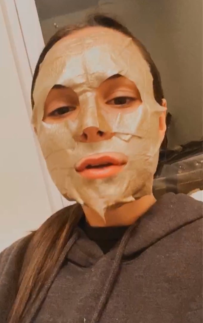 review photo of Acure Foil Time Firming Gold Foil Mask shared by @florabased on 23 Feb 2020 - review