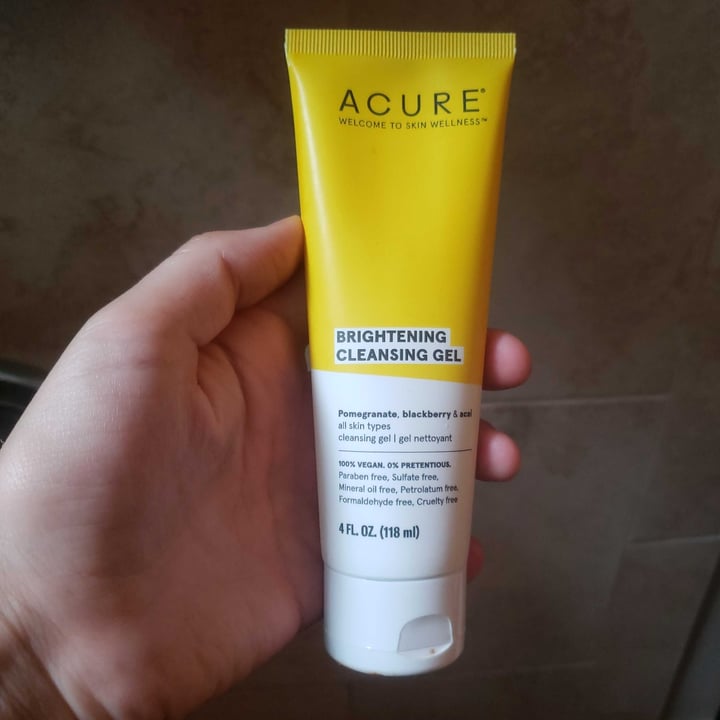 review photo of Acure Brightening Cleansing Gel (Pomegranate, BlackBerry & Acai) shared by @amakarick on 29 Aug 2021 - review