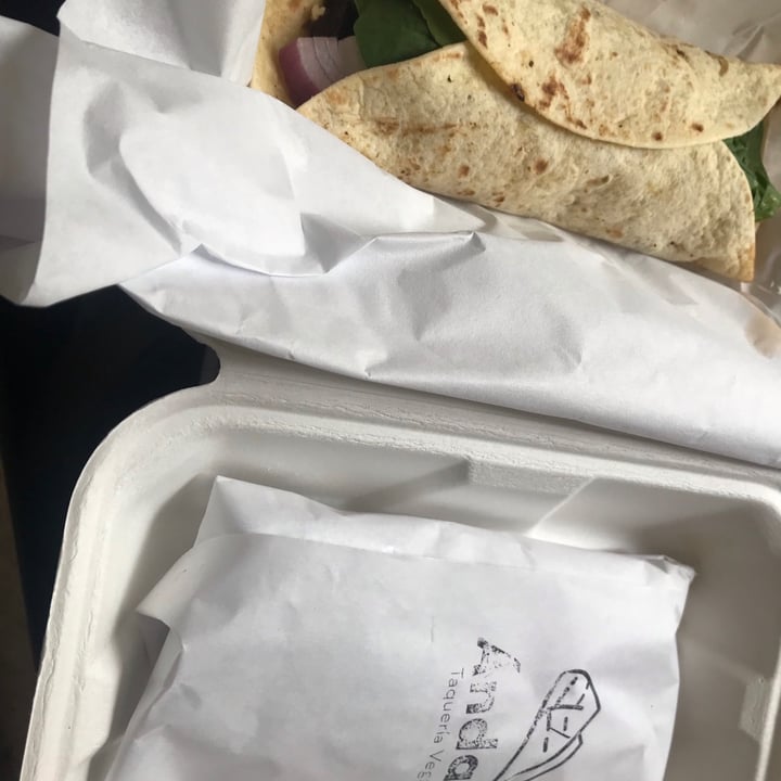 review photo of Ándale Taqueria Vegana Burrito shared by @melissarapetti on 22 Jun 2020 - review