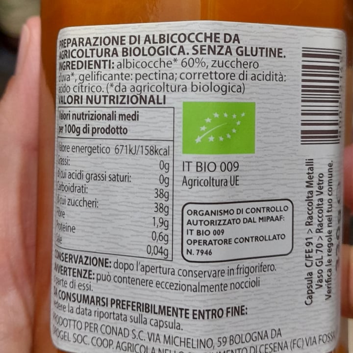 photo of Conad Bio marmellata di albicocche shared by @mercedesmata on  31 Mar 2022 - review