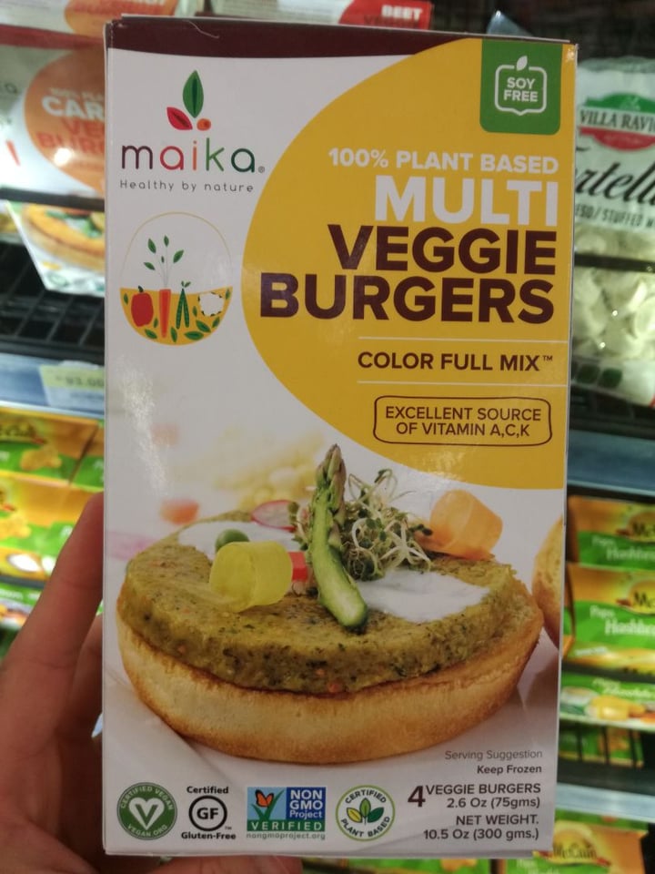 photo of Maika Foods Veggie Burgers shared by @rebeca2124 on  26 Feb 2020 - review