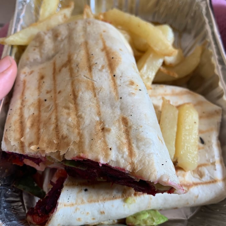 photo of Soet Society Café Vegan Bomb Wrap shared by @peppadew on  26 Sep 2020 - review